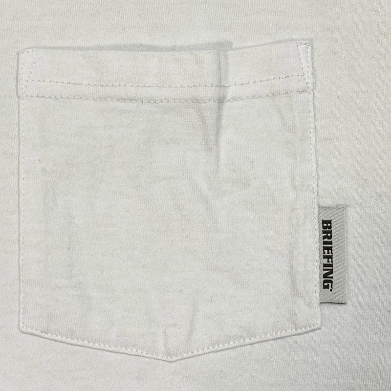 BRIEFING ブリーフィング×GOAT ゴート 半袖 Tシャツ L ホワイト