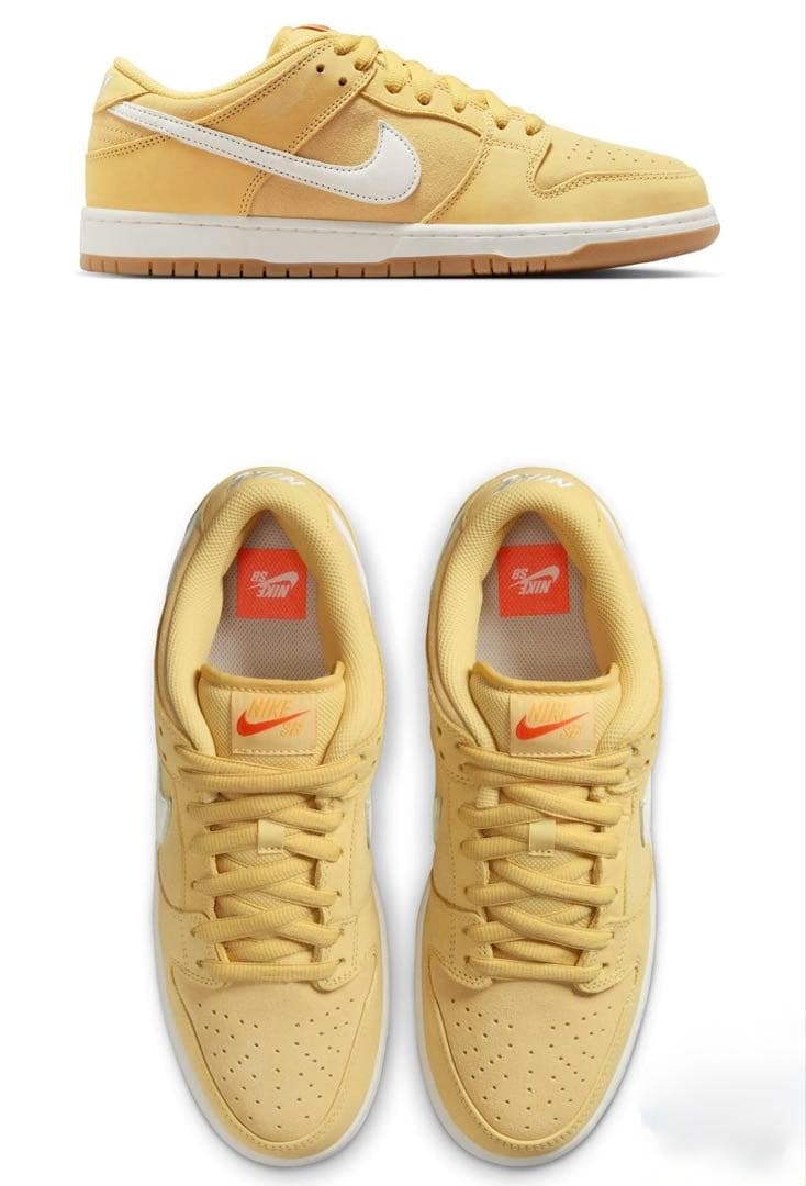 スケートボード NIKESB DUNK LOW PRO ISO \"SATURN GOLD\"