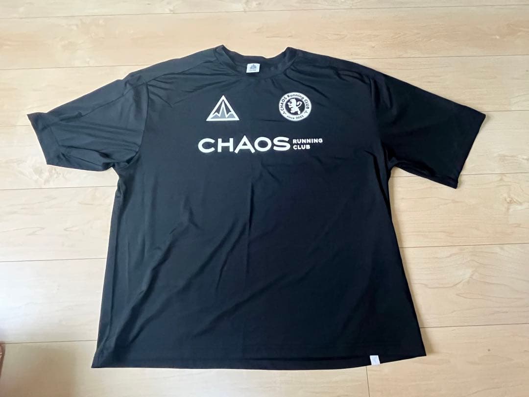 CHAOS Running Game Oversize Tee ブラック