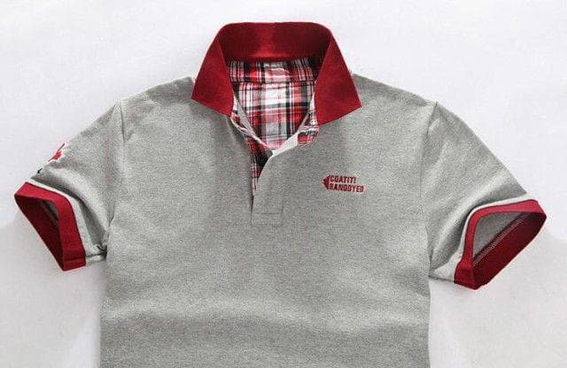 ポロシャツ メンズ Tシャツ ゴルフウェア スリム チェック柄 薄手#