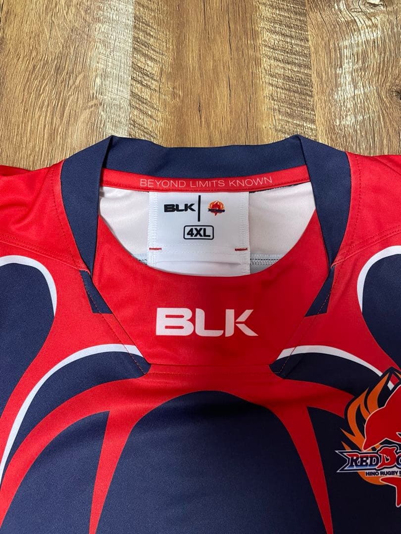 HINO ラグビーシャツ BLK 4XL 新品