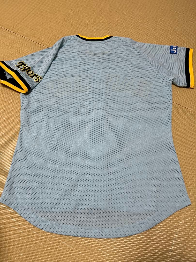 【珍品】阪神タイガース　復刻ユニフォーム 青虎 1979〜1981 Lサイズ