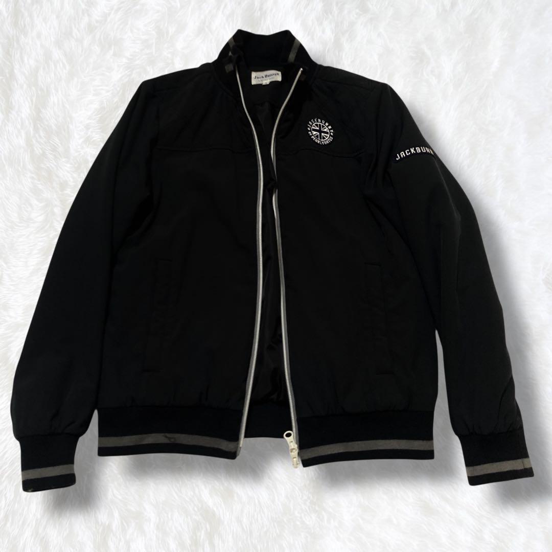 美品 ジャックバニー 中綿ブルゾン M レディース ゴルフ 防寒　春