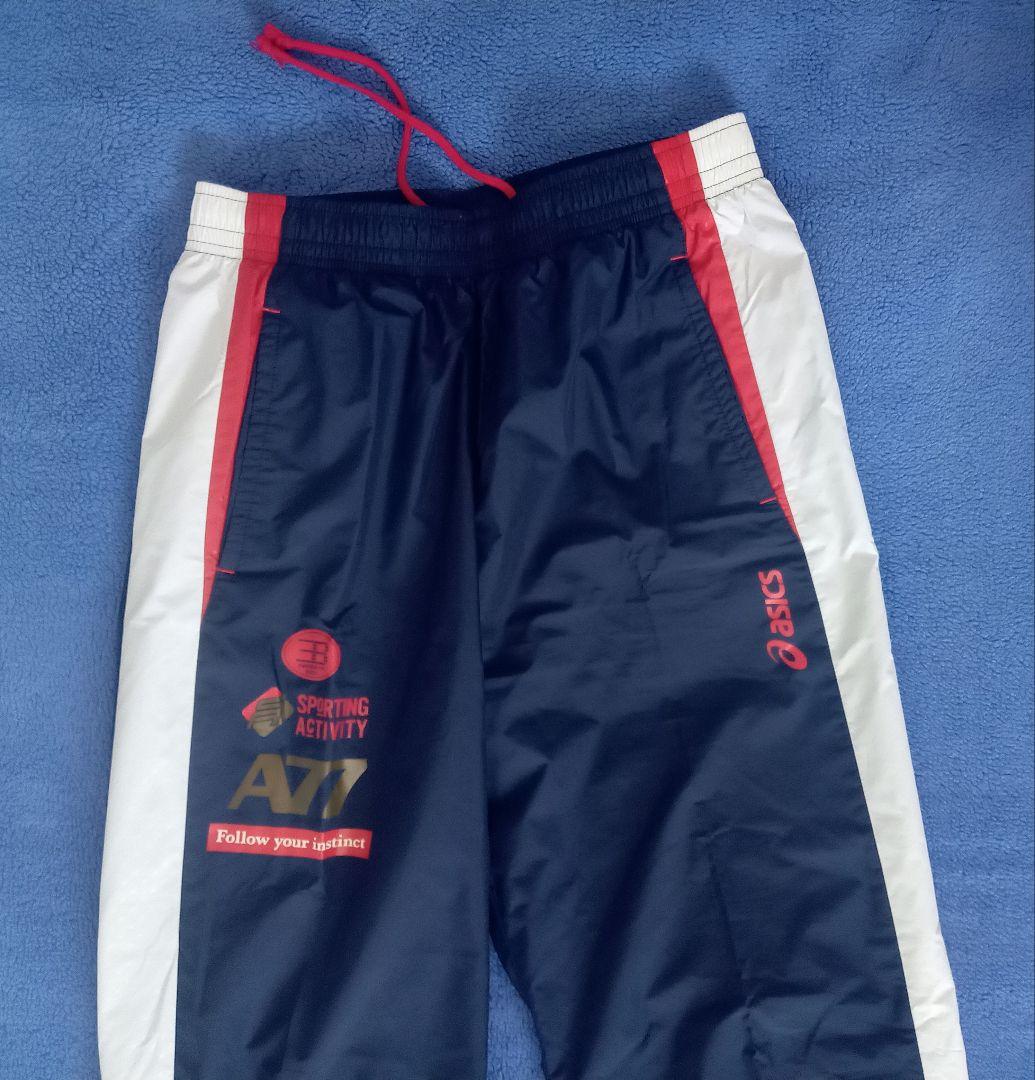 美品　ASICS　アシックス　ウインドブレーカー　Ｌ　上下