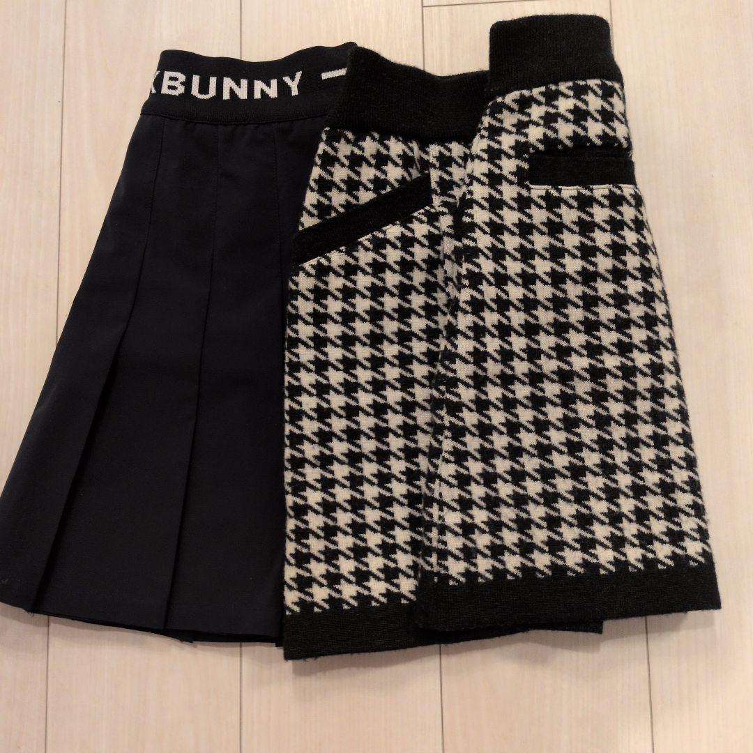 JACKBUNNY ネイビー プリーッ　オアシストマト　2枚