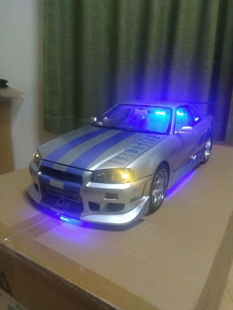 デアゴスティーニスカイライン GT-R R34 1/8スケールモデル