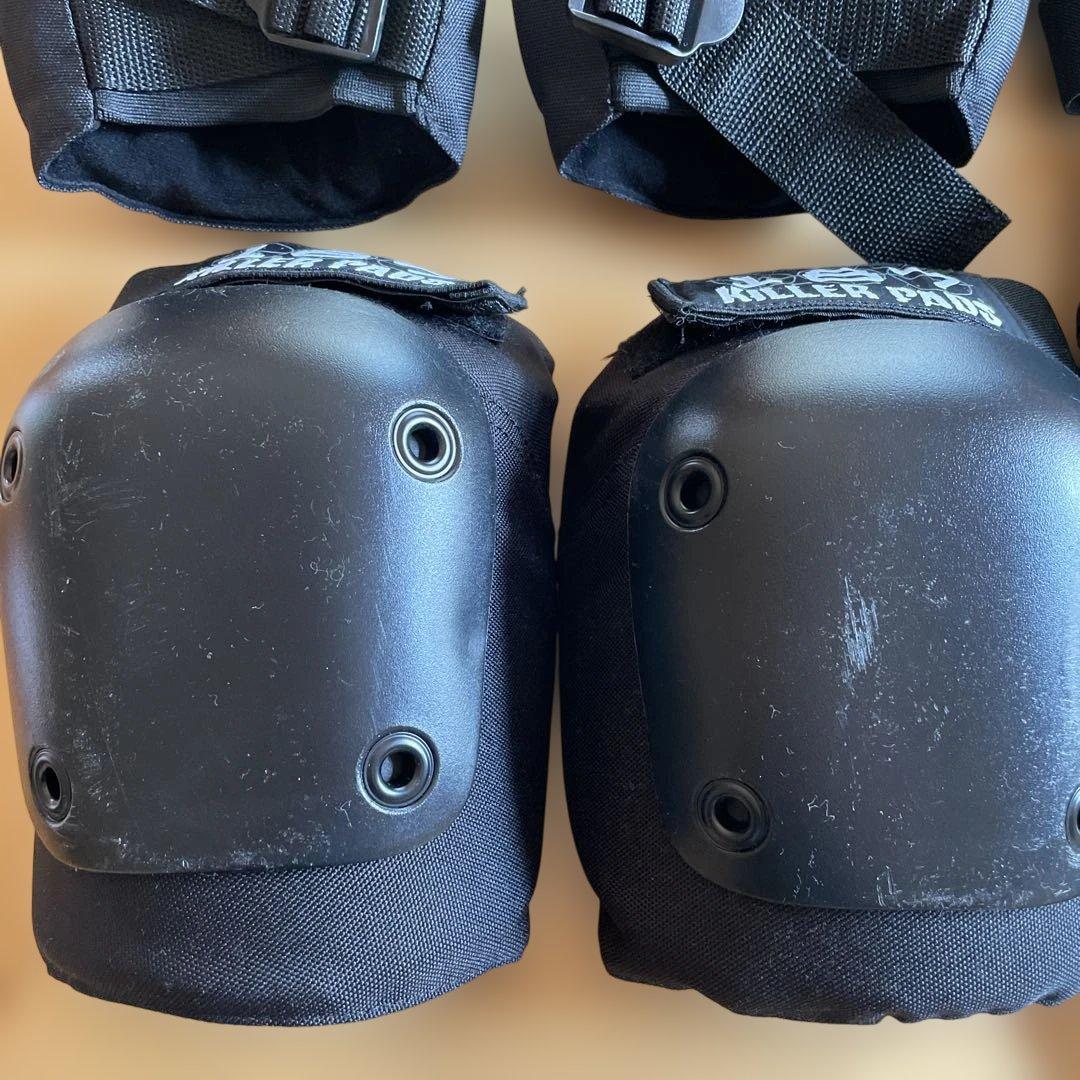 187 KILLER PADS 膝肘手首パッドセットスケボー　サポーター