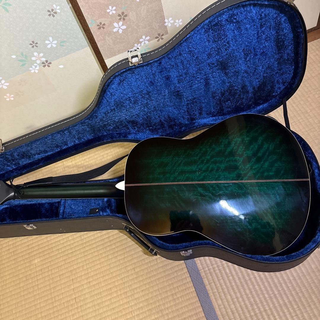 Morris MG-30 アコースティックギター ハードケース付モーリスグリーン