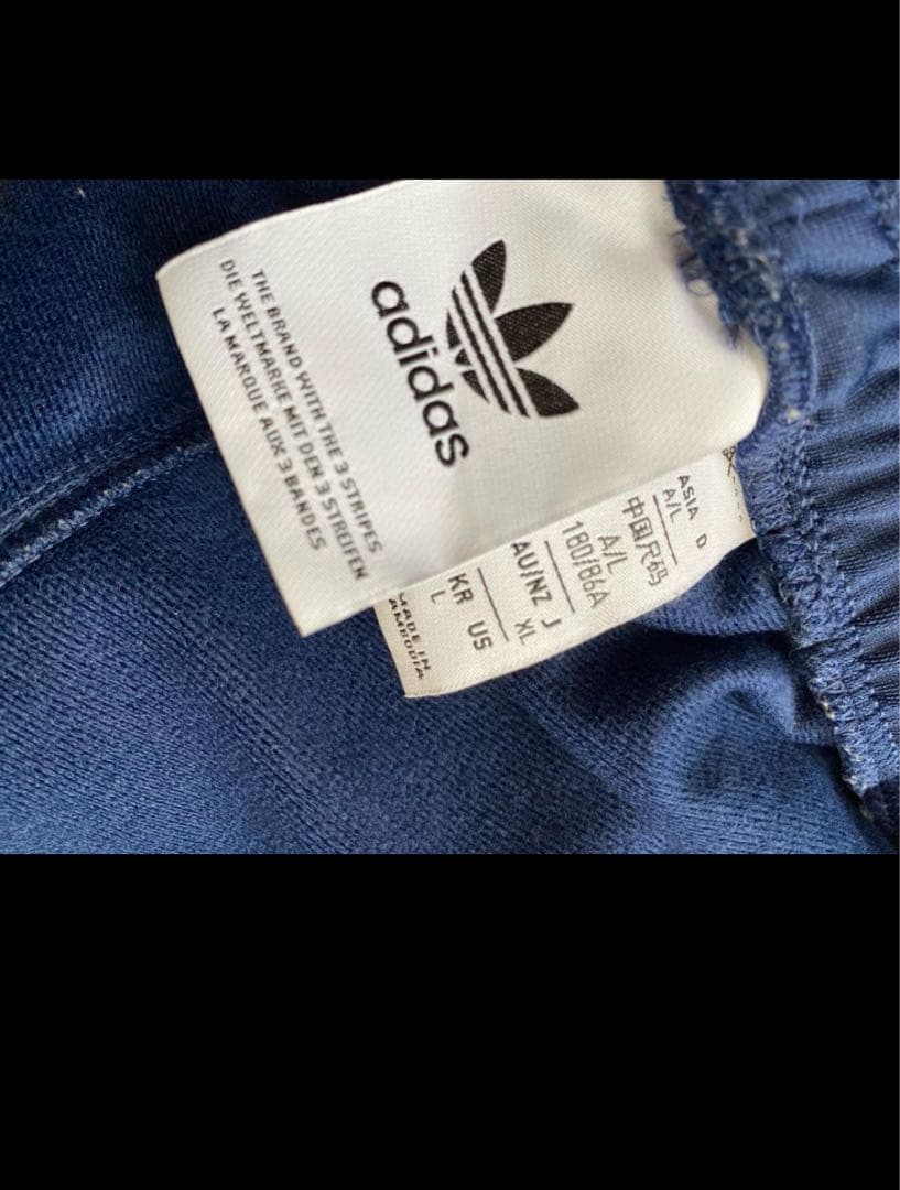 adidas ベッケンバウアー　トラックパンツ　ネイビー　XL