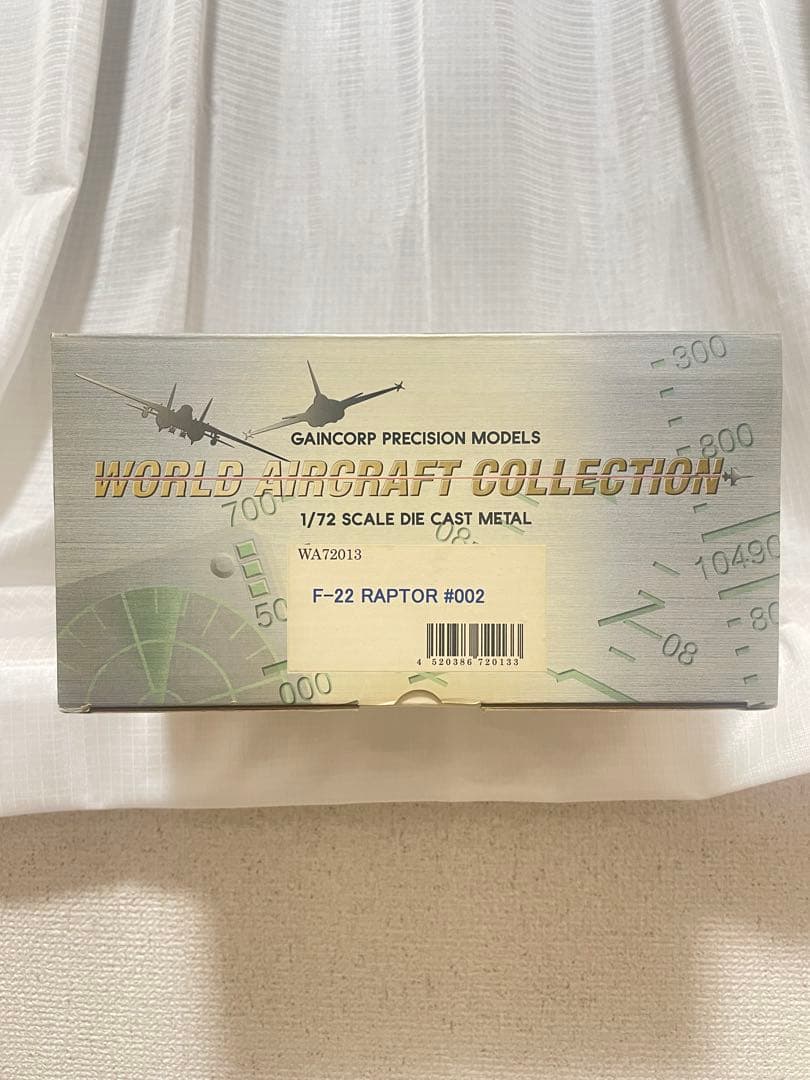 F-22 ラプター ダイキャスト 完成品 gaincorp 付属品未開封 美品