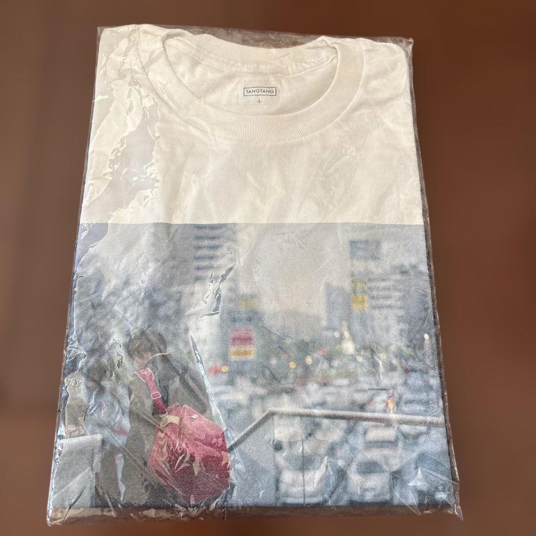 ハンブレッダーズ✖️ TANGTANGコラボホワイト Tシャツ 写真プリント L
