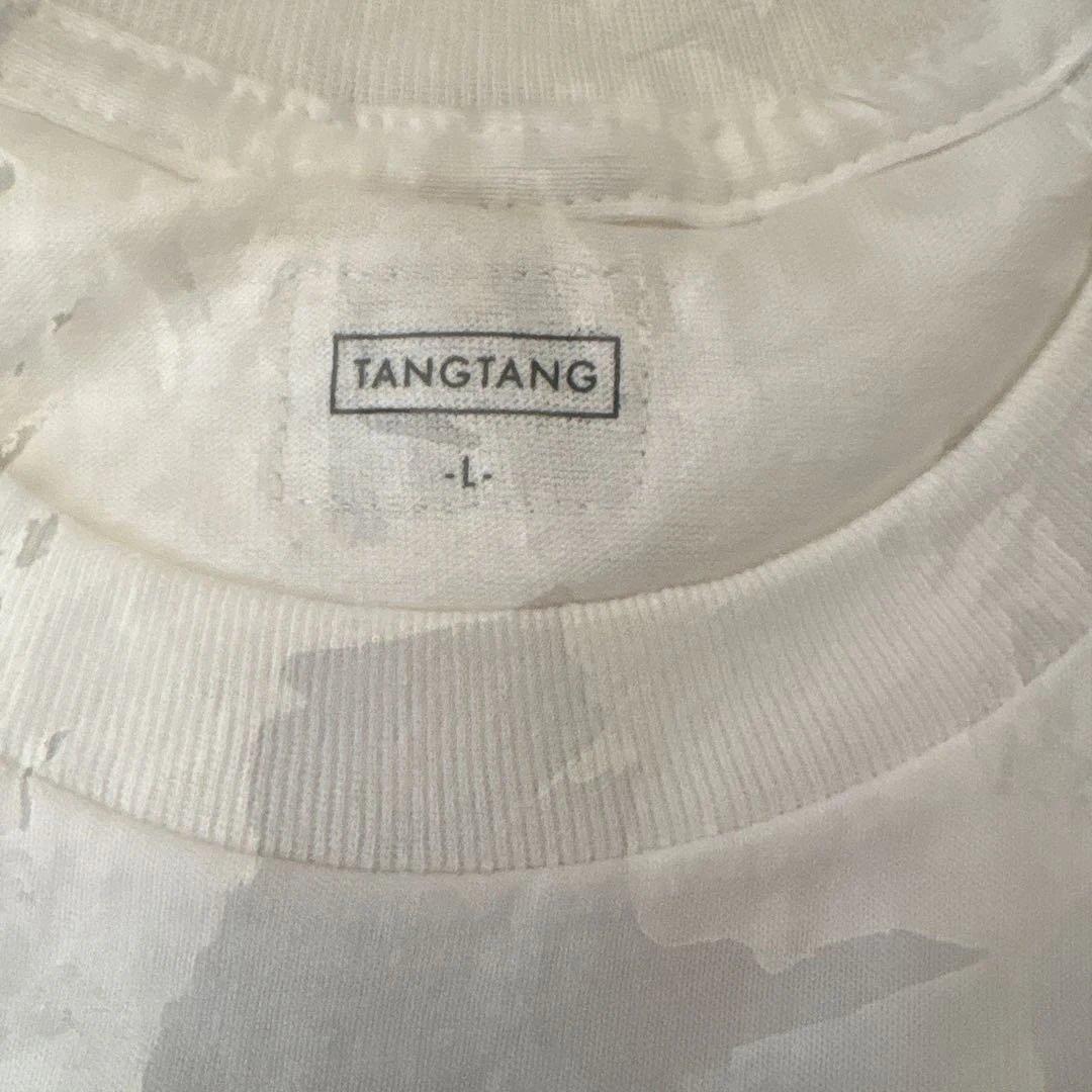ハンブレッダーズ✖️ TANGTANGコラボホワイト Tシャツ 写真プリント L