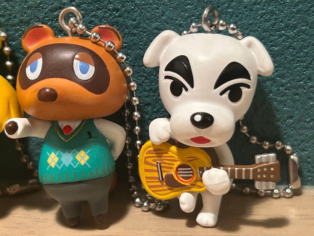 どうぶつの森　キーホルダー　フィギュア　ミニチュア　8体　セット