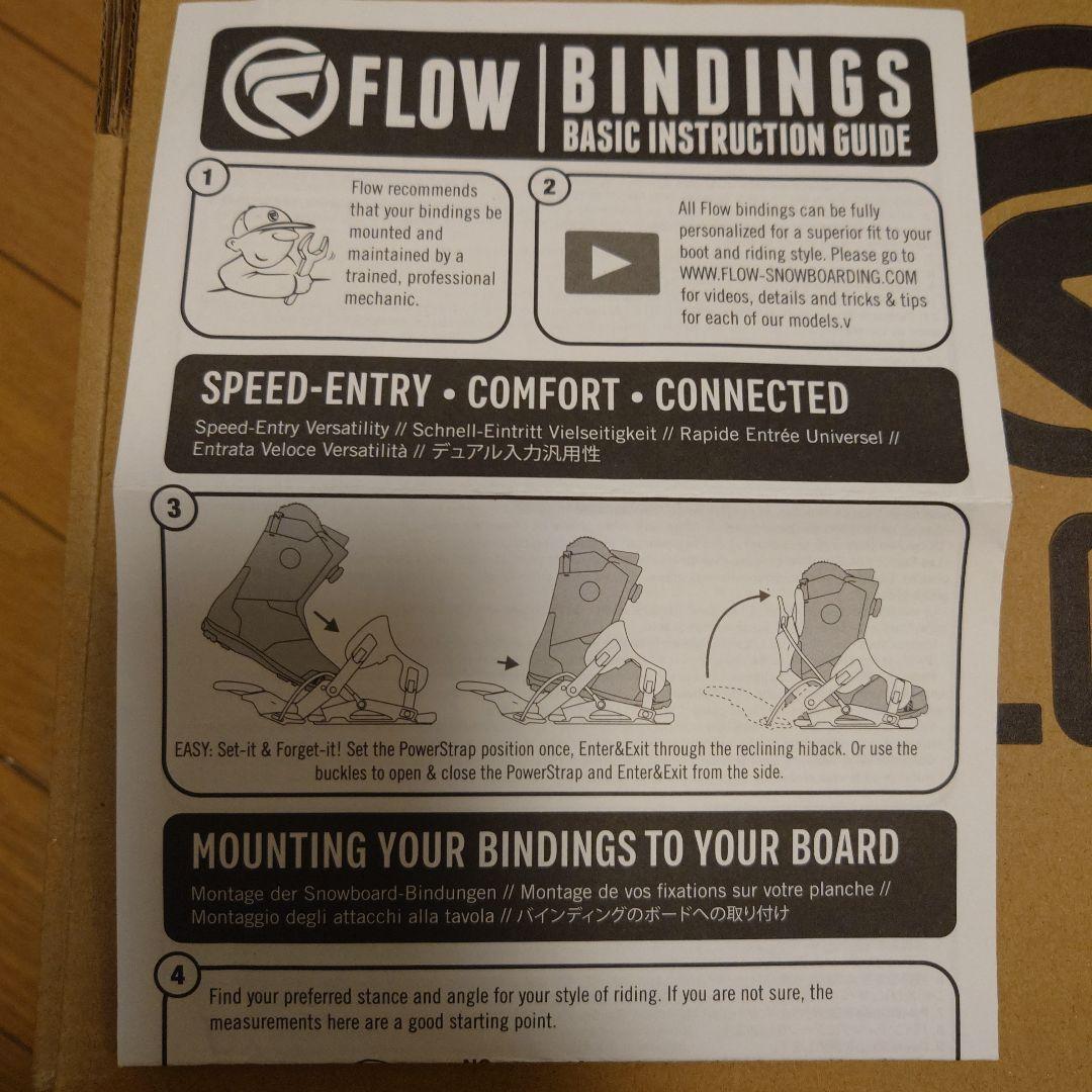 FLOW FIVE スノーボードバインディング ブラック