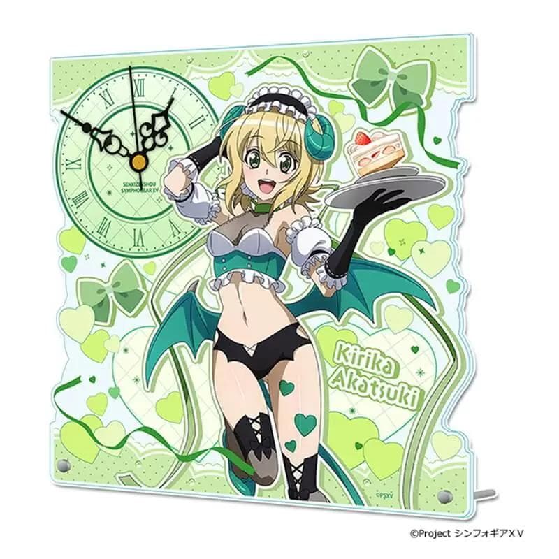 【新品】戦姫絶唱シンフォギアＸＶ 暁 切歌　アクリル置時計 小悪魔ウェイトレス