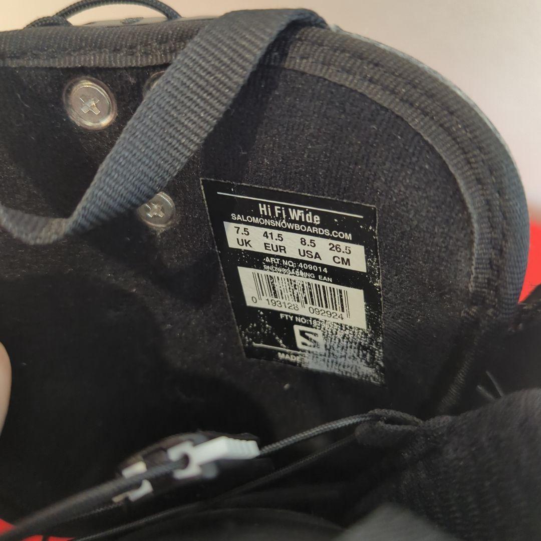 Salomon Hi Fi Wide スノーボードブーツ ブラック