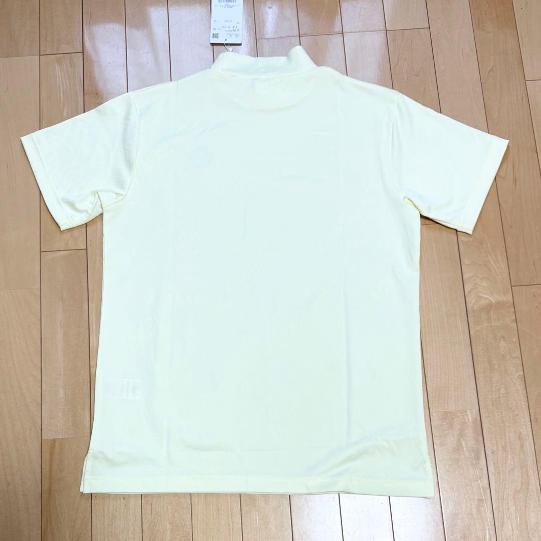 ジャックバニー モックネック タートルネック カットソー 黄 総柄 Tシャツ 5