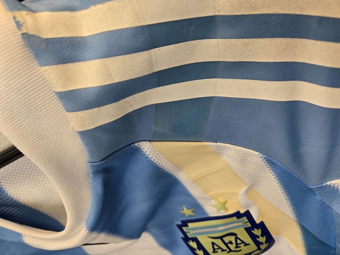 08-09 アルゼンチン代表 リオネル・メッシ選手仕様ユニフォーム 新品未使用