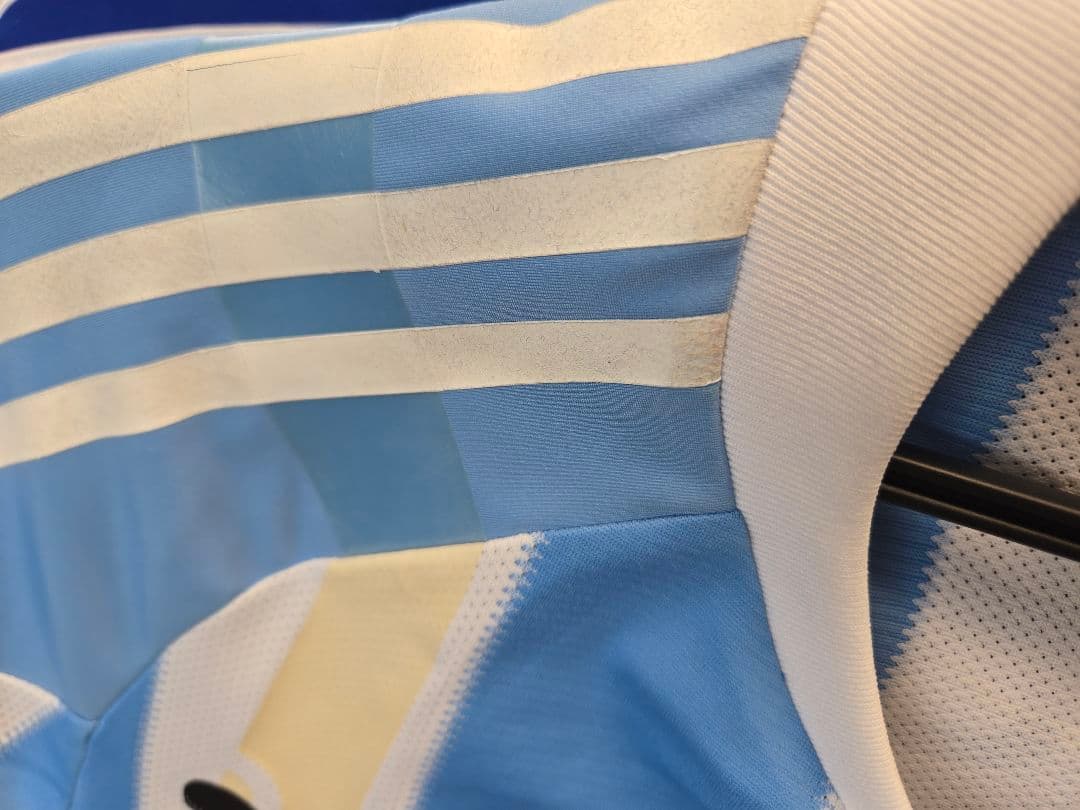 08-09 アルゼンチン代表 リオネル・メッシ選手仕様ユニフォーム 新品未使用