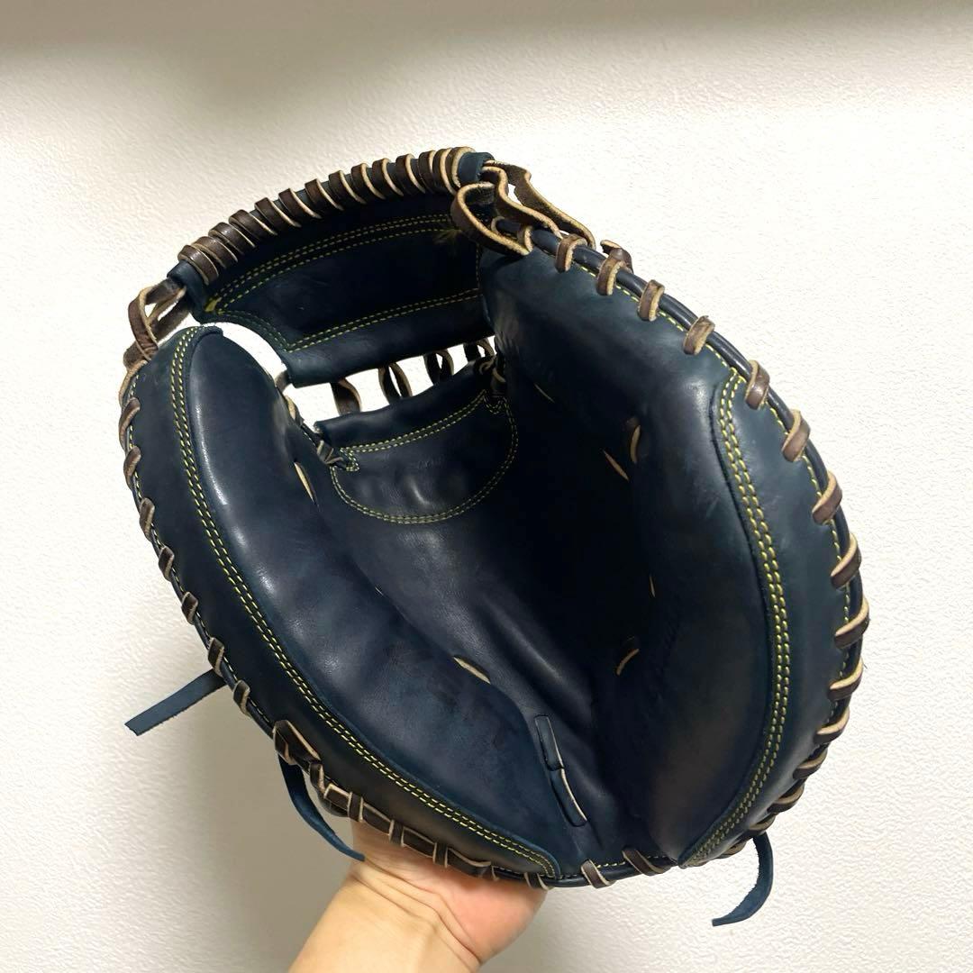 ZETT 読売ジャイアンツ 吉原選手 実使用 硬式 キャッチャーミット