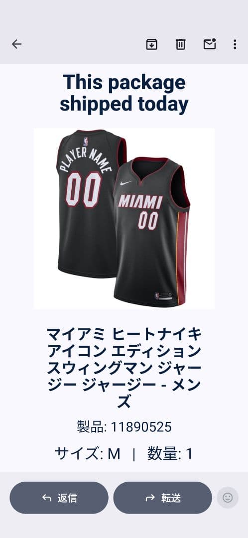 MIAMI HEAT BUTLER 22 ユニフォーム M