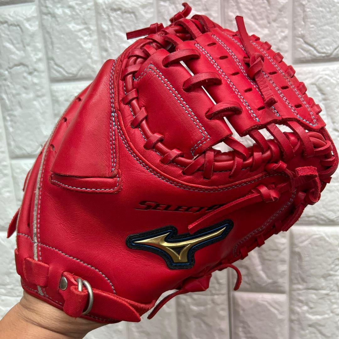 【美品】野球 グローブ 軟式 少年野球 キャッチャーミット ミズノ セレクト9