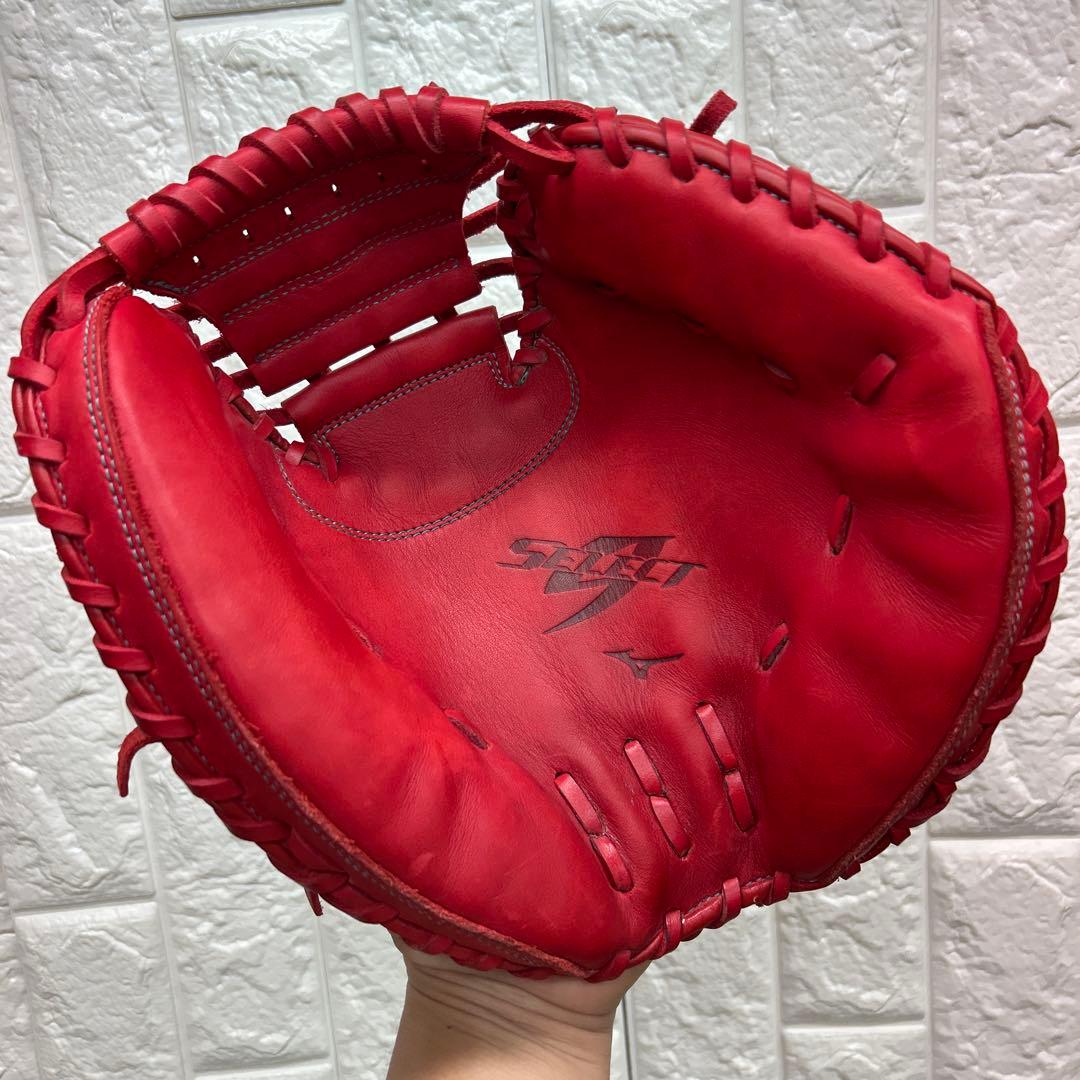 【美品】野球 グローブ 軟式 少年野球 キャッチャーミット ミズノ セレクト9