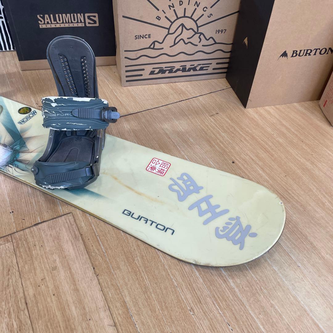 BURTON×UNION　バートン　ユニオン　バインディング付スノーボードセット