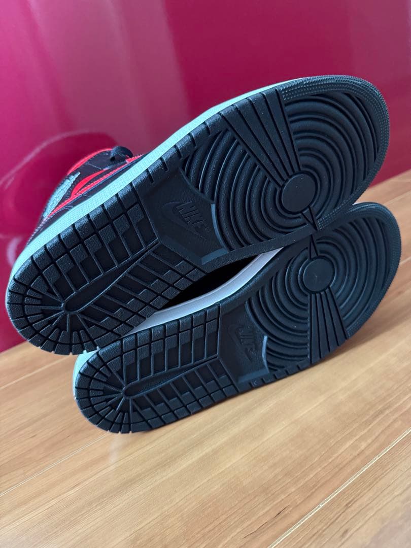 Air Jordan ハイカットシューズ 黒/赤　未使用品