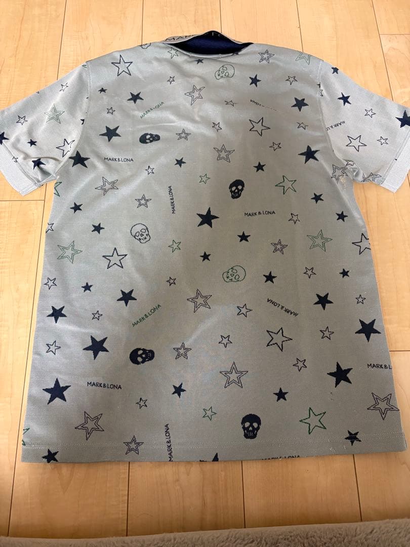 MARK&LONaポロシャツ グレー 半袖