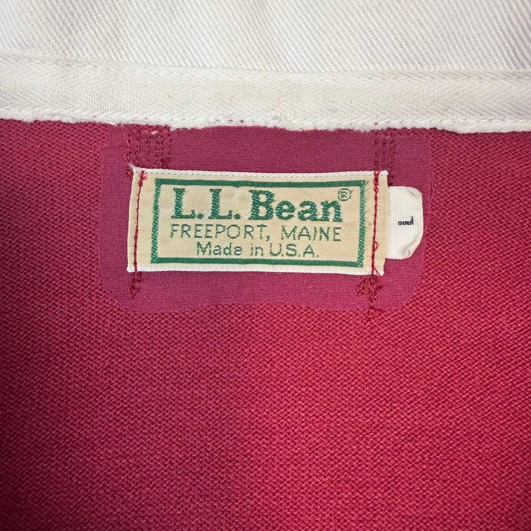 80's L.L. Bean エルエルビーン　USA製 常田大希着　ラガーシャツ