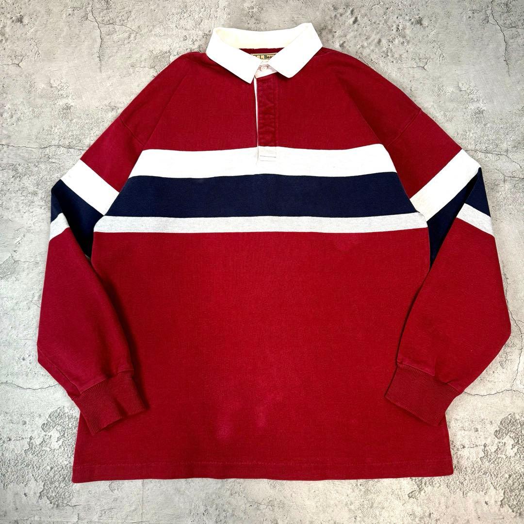 80's L.L. Bean エルエルビーン　USA製 常田大希着　ラガーシャツ