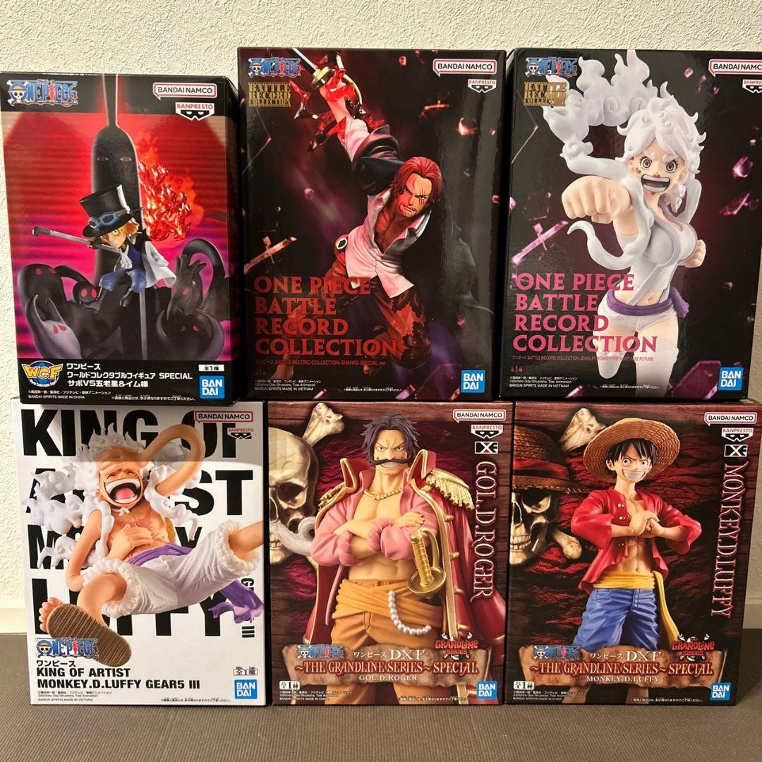 【新品未開封】ワンピース フィギュア まとめ売り シャンクス ルフィー ロジャー