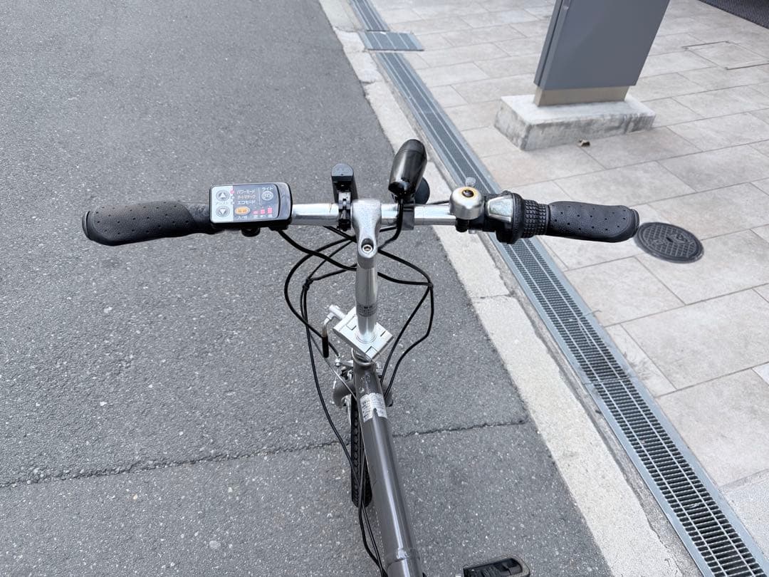 大阪府　パナソニック　OFF TIME 電動アシスト自転車 グレー