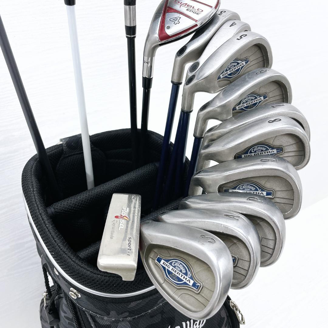 【左利き/レフティ】 Callaway キャロウェイ ゴルフクラブ 初心者セット