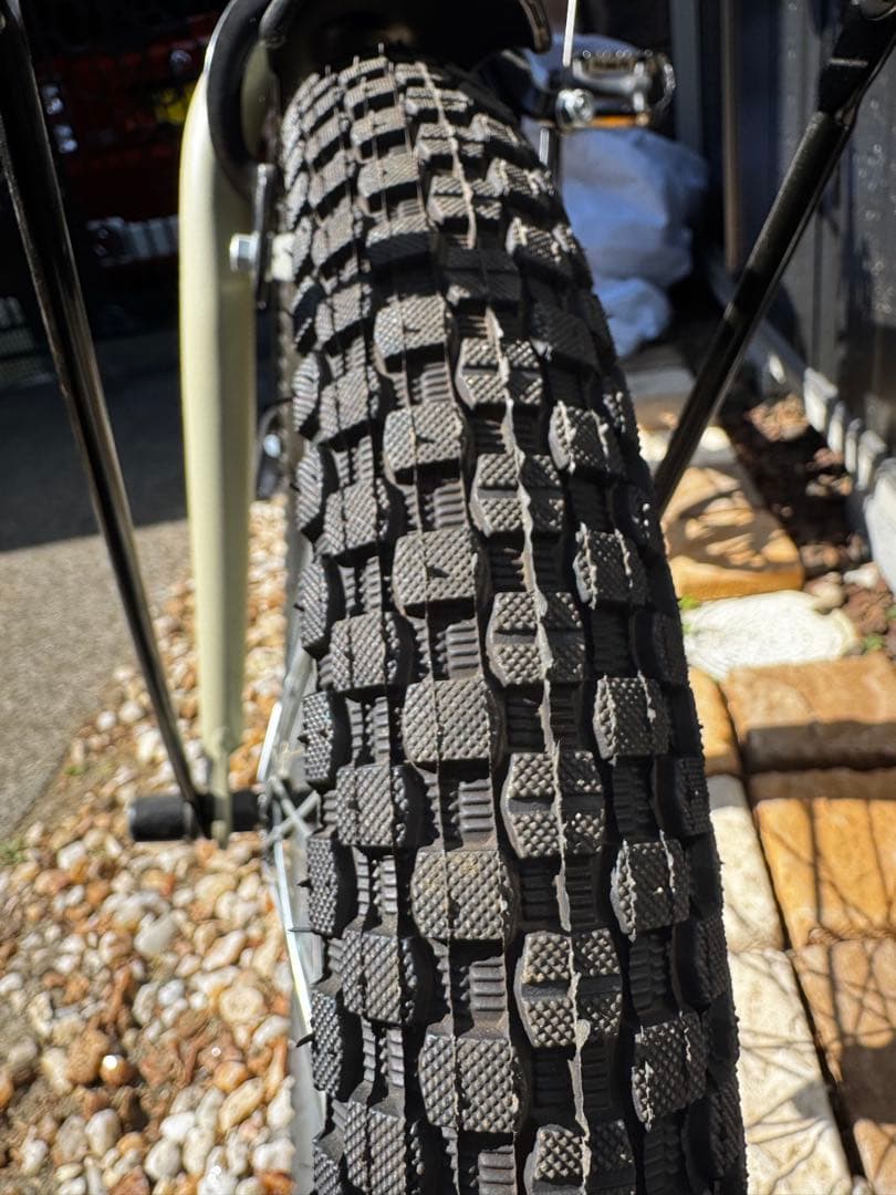 MYPALLAS折りたたみ自転車 カーキ20インチ