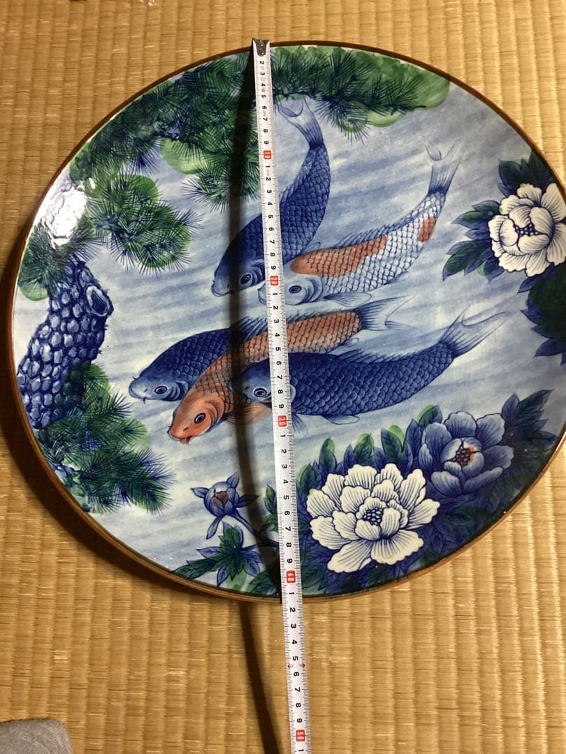 骨董古美術蔵出し大皿作家者41.5cm幅