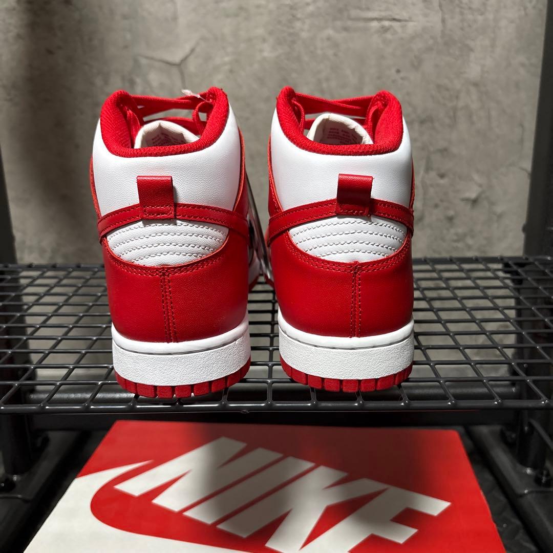 NIKE Dunk High レッド/ホワイト