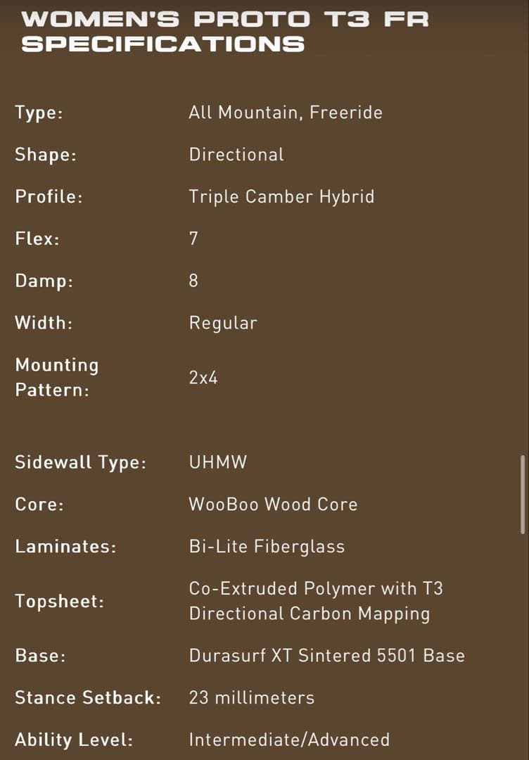 新品未使用 NEVERSUMMER PROTO T3 FR 147cm