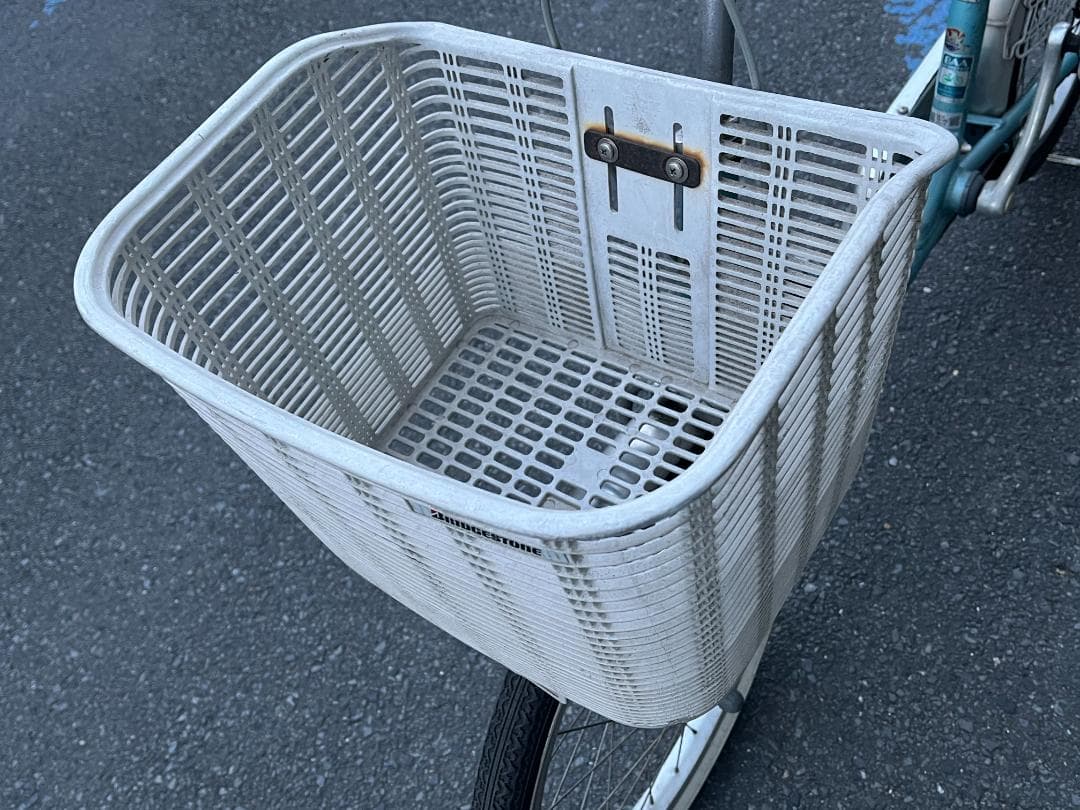 い*ん様 中古軽量アルミブリヂストン小径自転車20インチ★新品ワイヤー錠付※配達