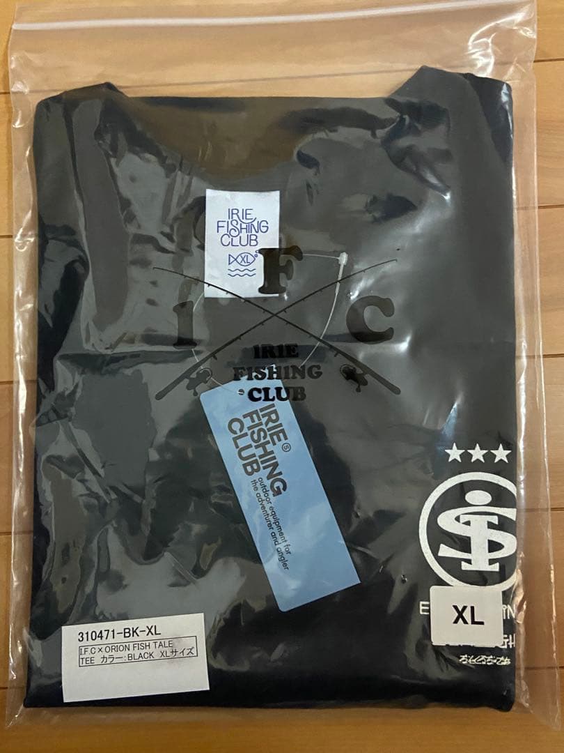 アイリーフィッシングクラブ　トリプルコラボＴシャツ　XL 黒　オリオンビール