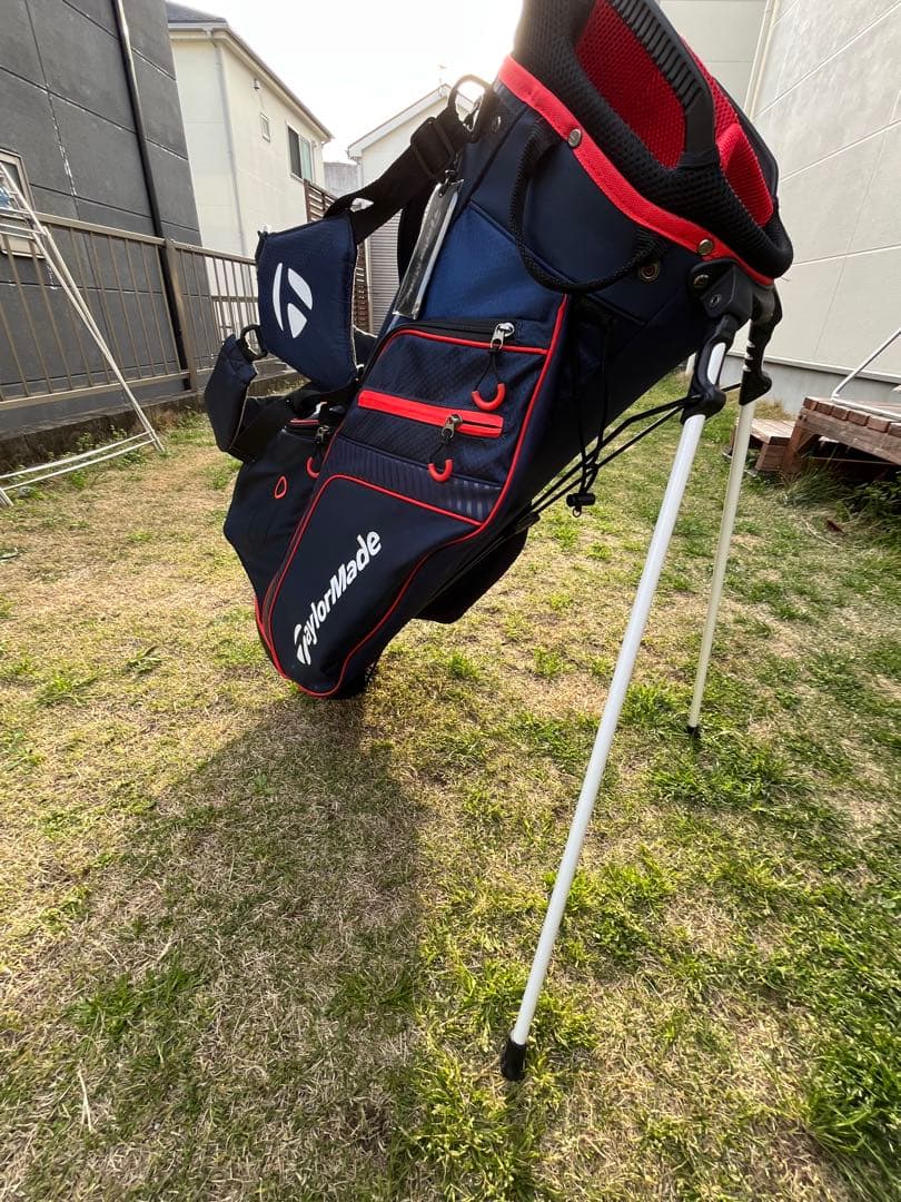 TaylorMade キャディバッグ ネイビー/レッド