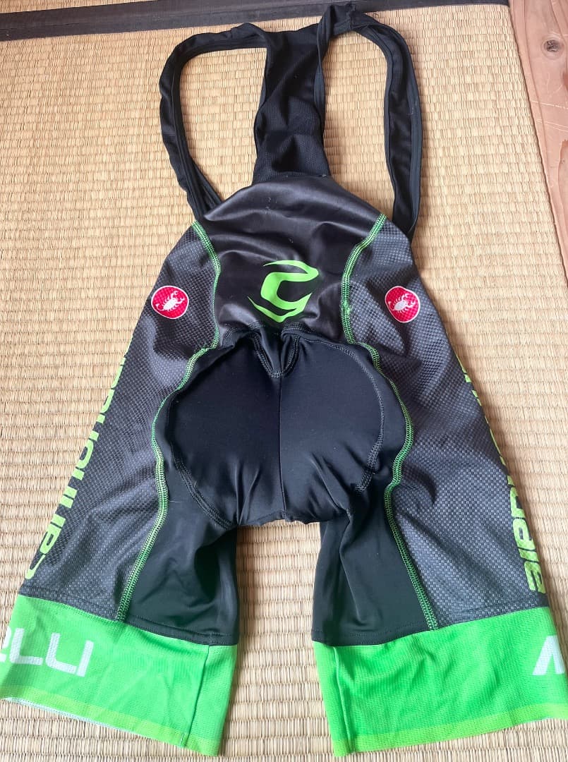 Cannondale ビブタイツ ブラック/グリーン