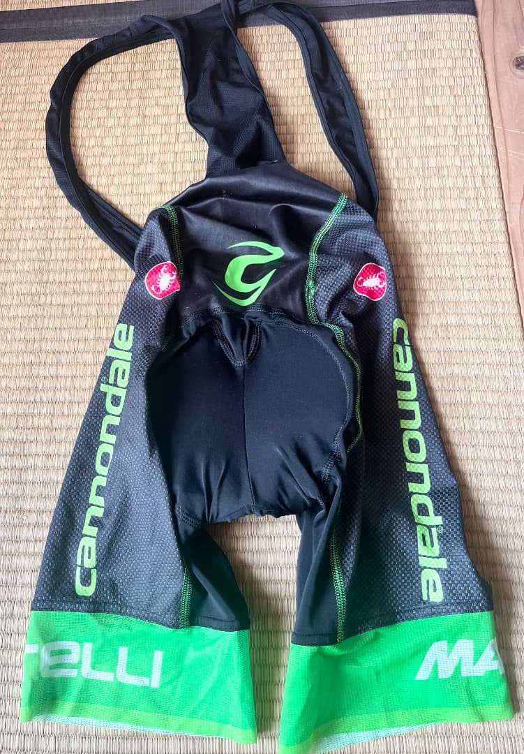 Cannondale ビブタイツ ブラック/グリーン
