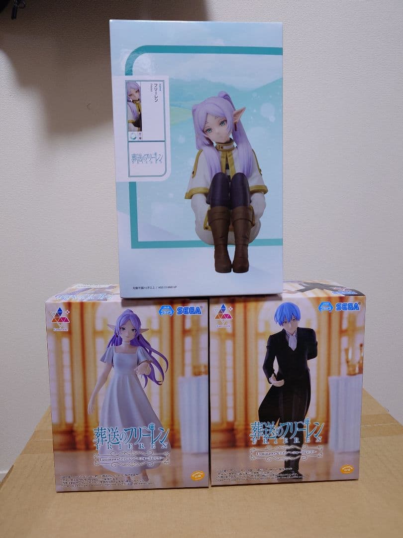 【未開封】葬送のフリーレン フィギュア 3体セット Luminasta