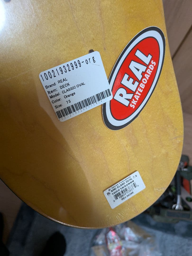 REAL SKATEBOARDS CLASSIC OVAL デッキ 7.5インチ