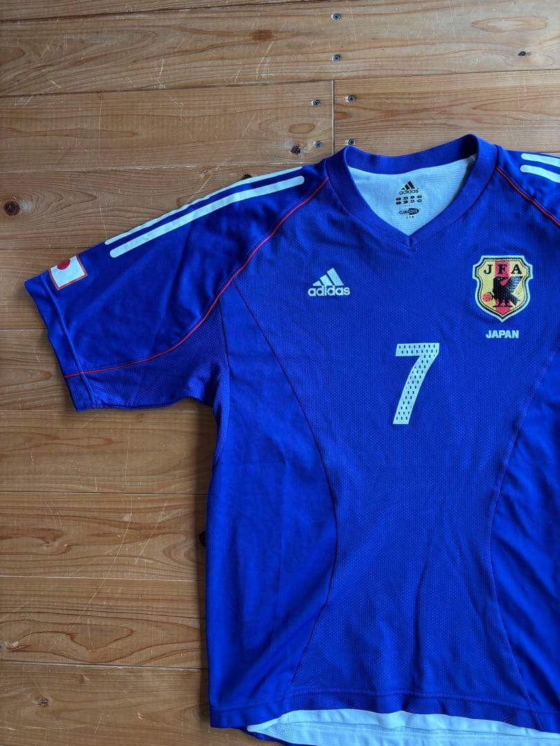 adidas 日本代表 サッカーシャツ 7中田英寿2006ドイツW杯