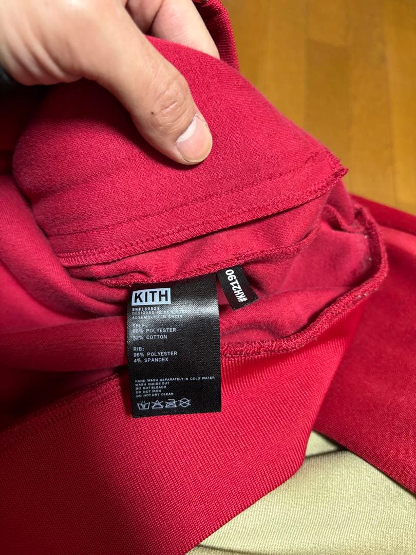 KITH 赤 ジャージ　セットアップ　bergdorf goodman ゴールド