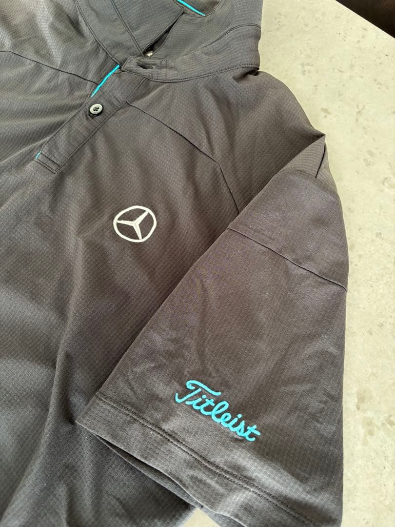 Titleist Mercedes-Benz ポロシャツ LL ブラック