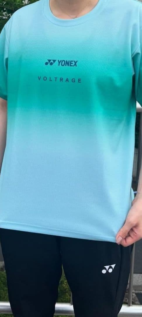 ヨネックス袋付き 限定 ボルトレイジTシャツ Oサイズ　非売品うちわ付き